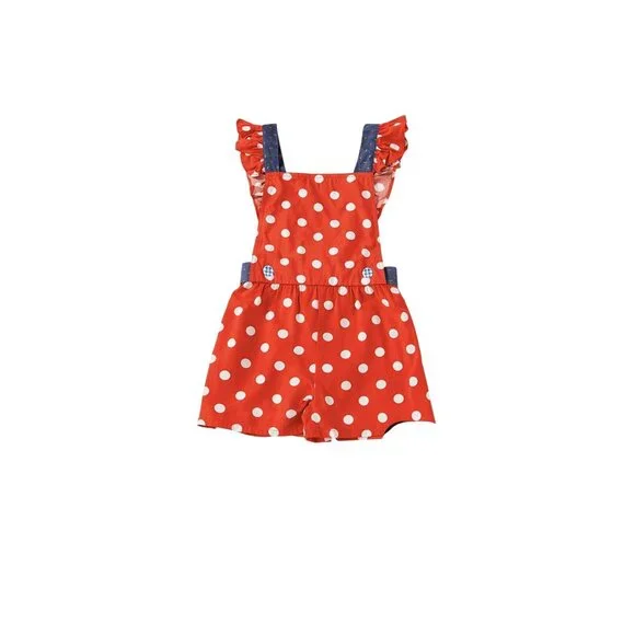 Matilda Jane Brilliant Daydream Most Magical Day Romper Ruffled Gingham Girls 14 - Picture 1 of 8